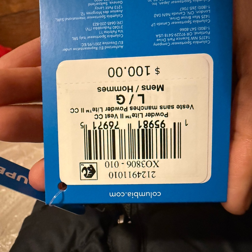Columbia Black Puffer Vest - Picture 6 of 6